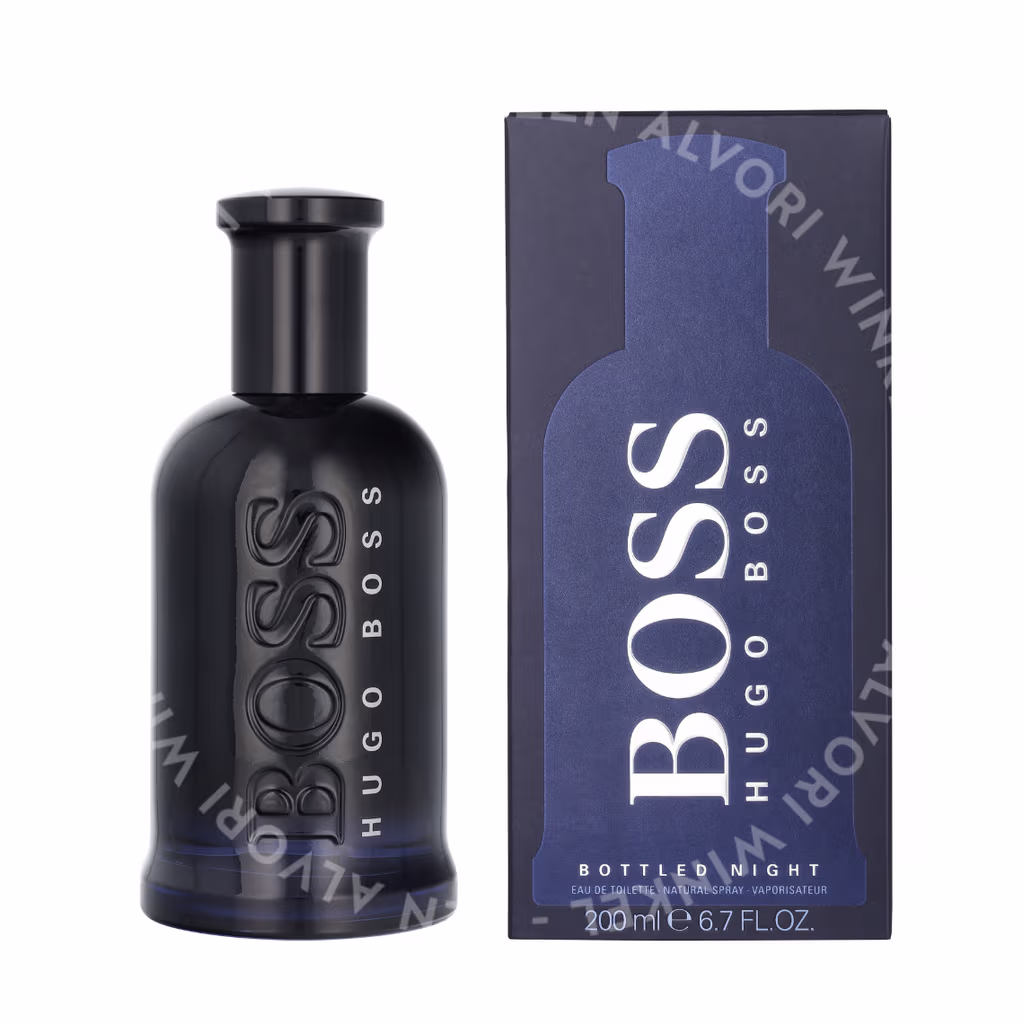 Boss Bottled Night Edt Spray 200ml - Afbeelding 3