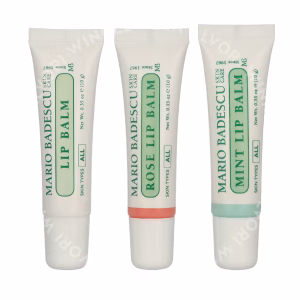 Mario Badescu Lip Balm Trio Giftset 30g Oiginal 10g/Rose 10g/Mint 10g