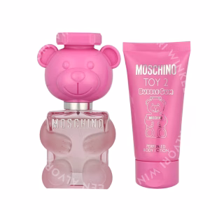Moschino Toy 2 Bubble Gum Giftset 80ml Edt Spray 30ml/Body Lotion 50ml