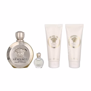 Versace Eros Pour Femme Giftset 305ml Edp Spray 100ml/Perfumed Shower Gel 100ml/Perfumed Body Lotion 100ml/Edp 5 ml