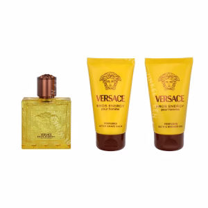 Versace Eros Energy Giftset 150ml Edp Spray 50ml/Bath & Shower Gel 50ml/Aftershave Balm 50ml