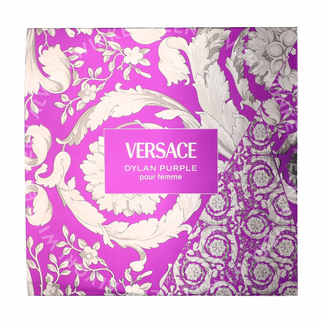 Versace Dylan Purple Giftset 80ml Edp Spray 30ml/Body Lotion 50ml - Afbeelding 2