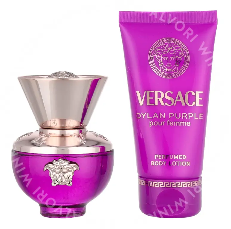 Versace Dylan Purple Giftset 80ml Edp Spray 30ml/Body Lotion 50ml - Afbeelding 6