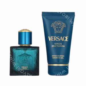 Versace Eros Pour Homme Giftset 80ml Edt Spray 30ml/Bath & Shower Gel 50ml