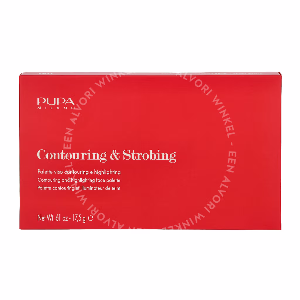 Pupa Contouring & Strobing Powder Palette 17.5g #001 Light Skin - Afbeelding 2