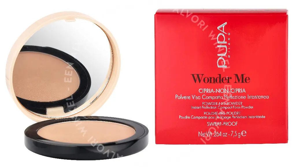 Pupa Wonder Me Compact Face Powder 7.5g #040 Sand - Afbeelding 4