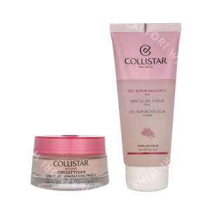 Collistar Idroattiva Set 150ml Fresh Hydration Cream-Gel 50ml/Gentle Scrub 100 ml