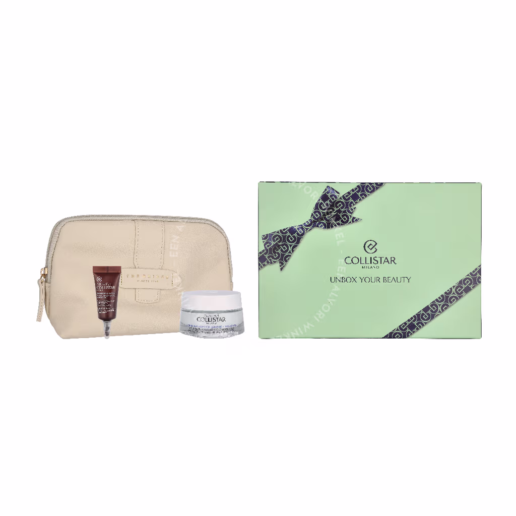 Collistar Attivi Puri Collagen Set 55ml Collagen Balm Cream 50 ml/Mini Pure Active Eye Contour 5 ml/Pouch - Afbeelding 3