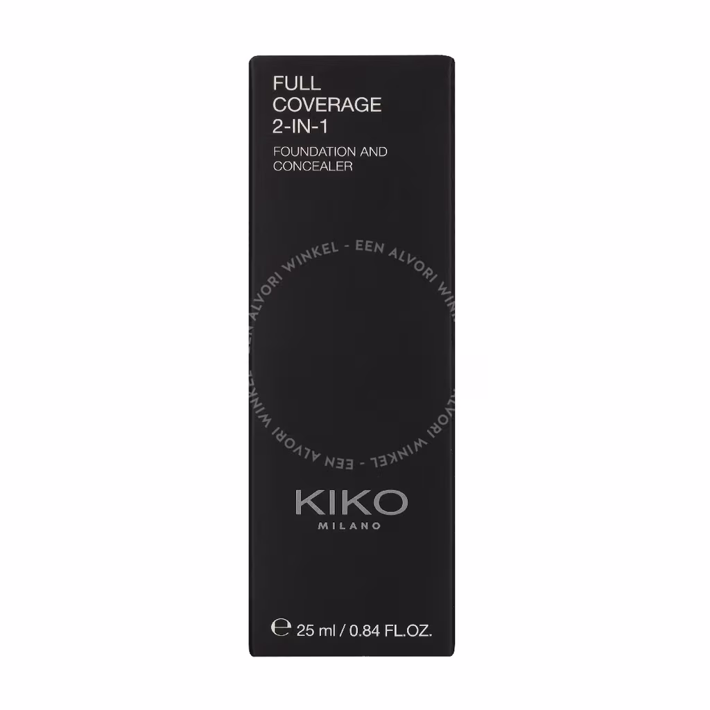 Kiko Milano Full Coverage 2 In 1 Foundation & Concealer 25ml N80 - Afbeelding 2