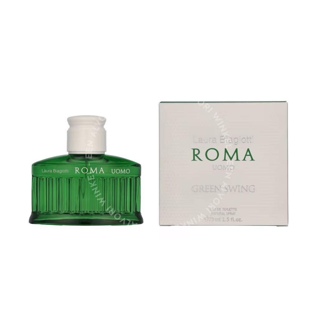 Laura Biagiotti Roma Uomo Green Swing Edt Spray 75ml - Afbeelding 3
