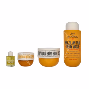 Sol De Janeiro Rio Shower Ritual Set 712ml Body Cream 240ml/Body Scrub 75g/Shower Gel 385ml/Body Oil 12ml