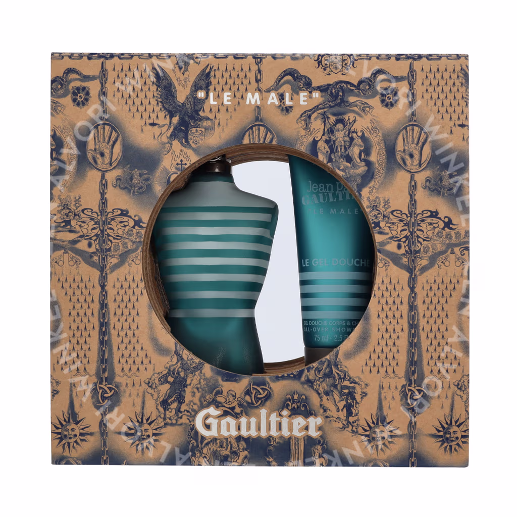 J.P. Gaultier Le Male Giftset 200ml Edt Spray 125ml/Shower Gel 75ml - Afbeelding 2