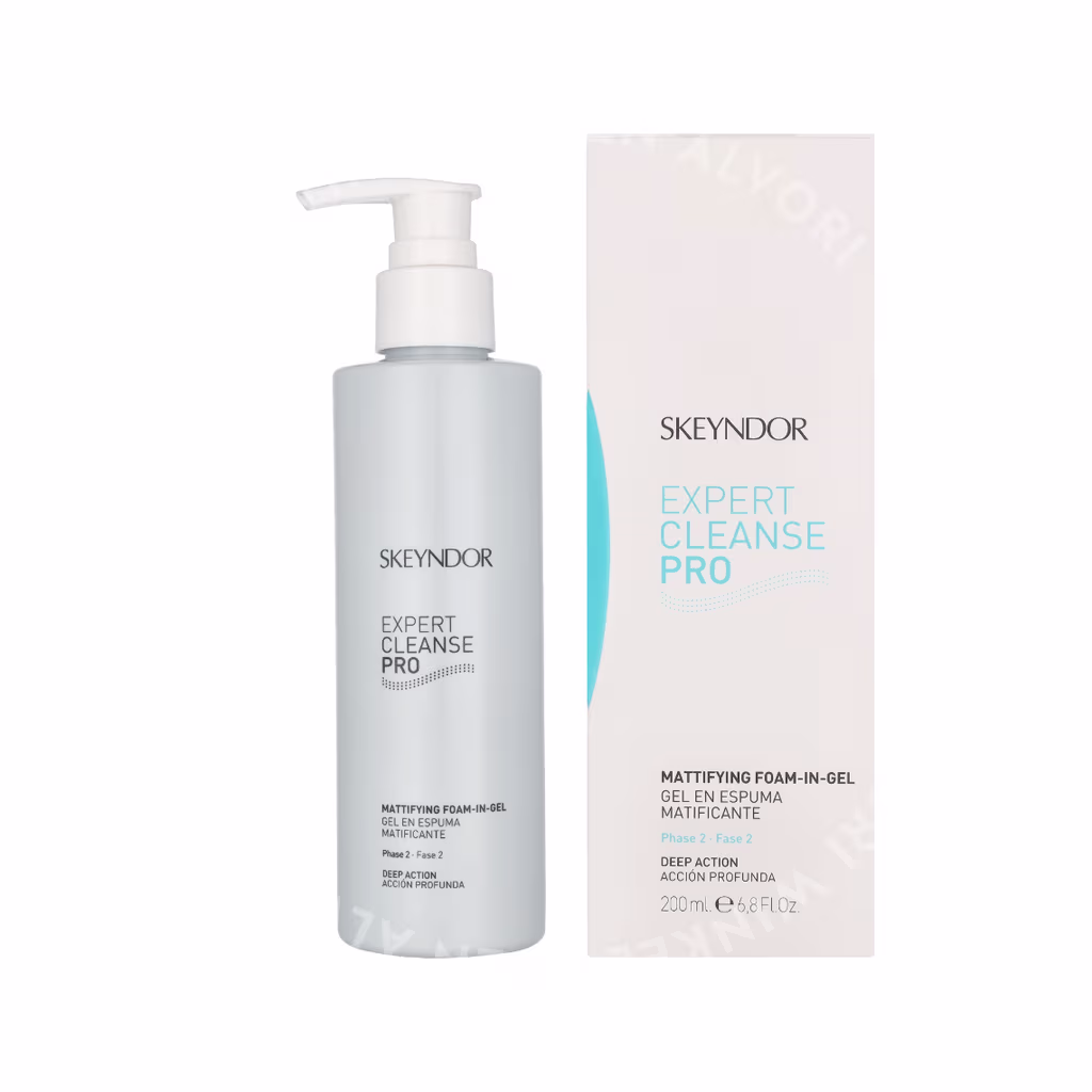 Skeyndor Expert Cleanse Pro Mattifying Foam-In-Gel 200ml - Afbeelding 3