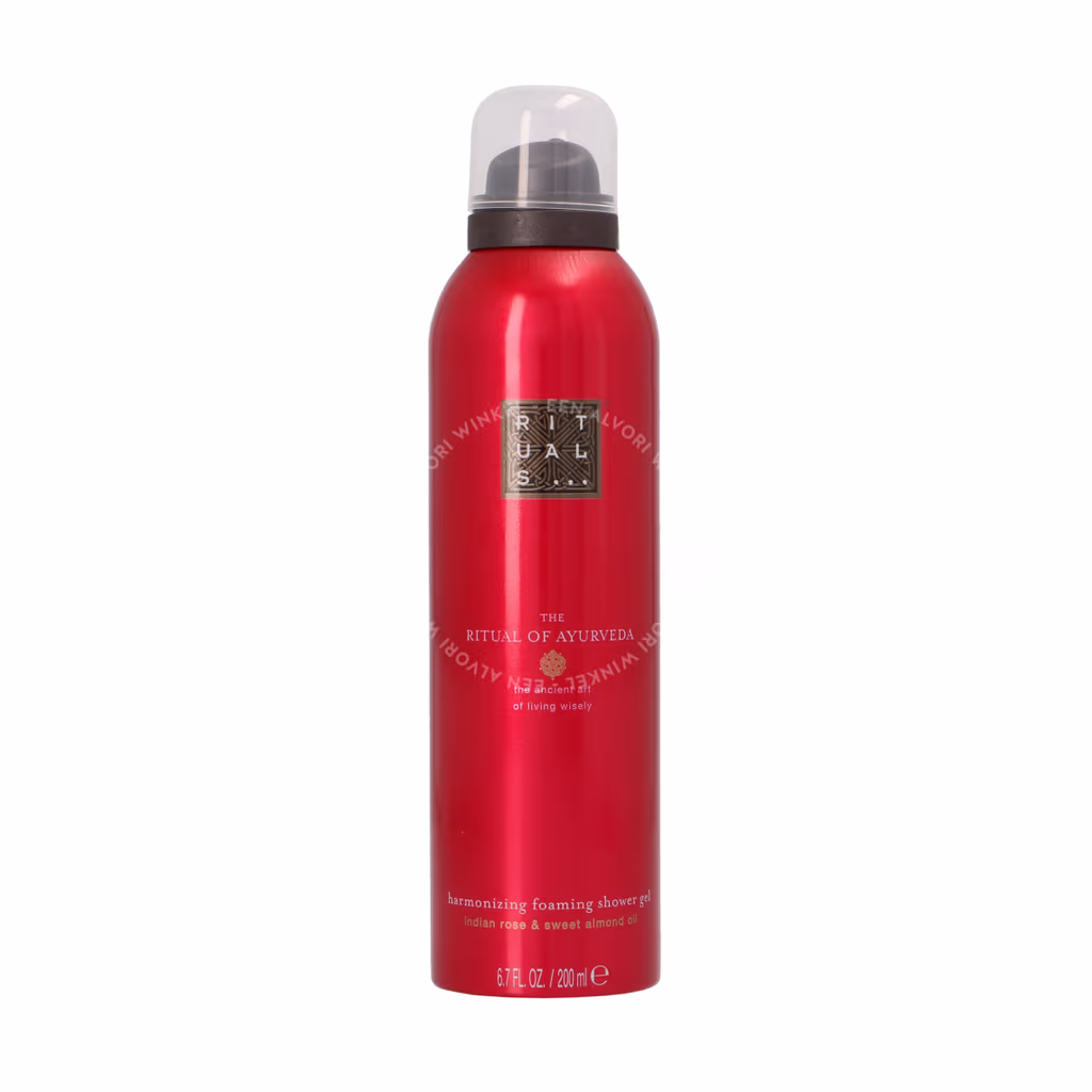 Rituals Ayurveda Foaming Shower Gel 200ml Indian Rose & Sweet Almond Oil