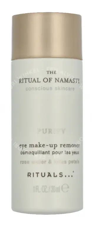 Rituals Namaste Purify Eye Make-Up Remover 30ml Rose Water & Lotus Petals - Afbeelding 3