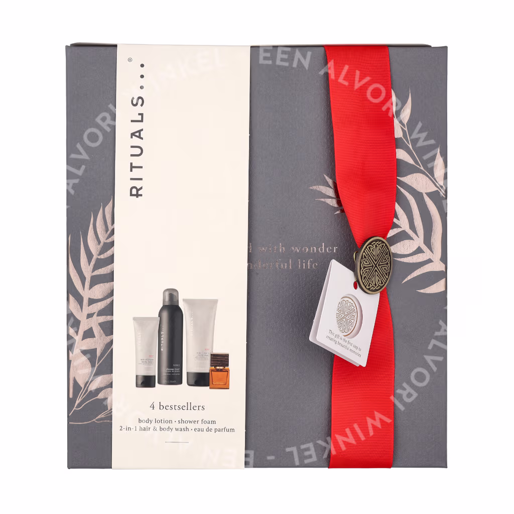 Rituals Homme Medium Set 485ml Sport Anti-Dryness Body Lotion 70ml/Sport 2-In-1 Shampoo & Body Wash 200ml/Edp 15ml/Shower Foam 200ml - Afbeelding 2