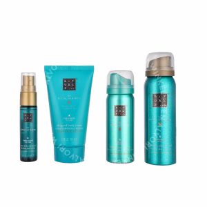 Rituals Karma Small Giftset 190ml Hair & Body Mist 20ml/48h Hydrating Body Cream 70ml/Foaming Shower Gel 50ml/Body Lotion Mousse 50ml