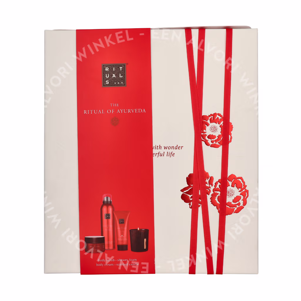 Rituals Ayurveda Medium Giftset 565ml Candle 140g/Body Cream 100ml/Body Scrub 125g/Foaming Shower Gel 200ml - Afbeelding 2