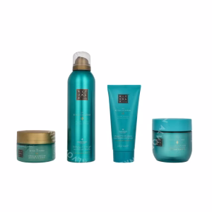 Rituals Karma Medium Giftset 550ml Foaming Shower Gel 200ml / Salt Body Scrub 125g / Body Mask 125ml / Whipped Body Cream 100ml