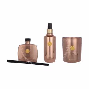 Rituals Private Collection Suede Vanilla Giftset 660ml Mini Fragrance Sticks 100ml/Scented Candle 360g/Home Perfume 200ml