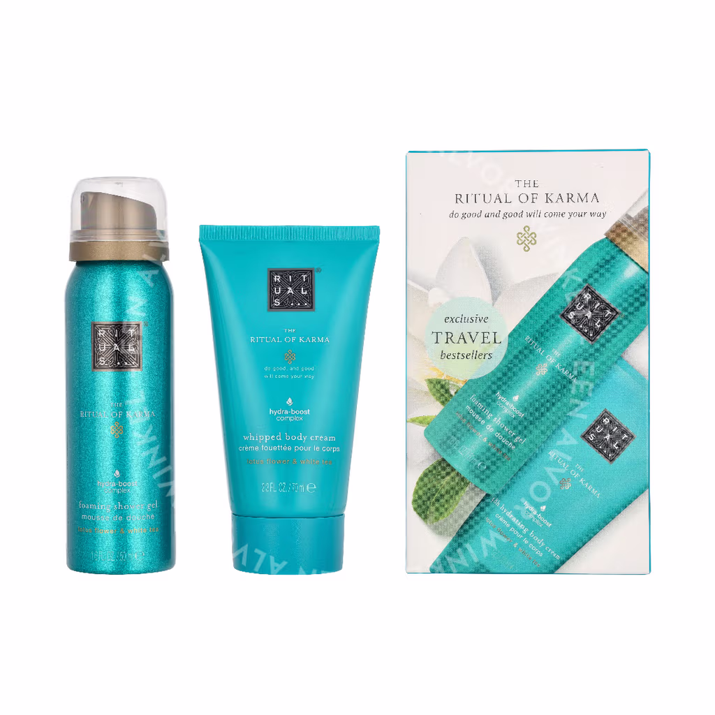 Rituals Karma Giftset 120ml 48h Hydrating Body Cream 70 ml/Foaming Shower Gel 50 ml - Afbeelding 3