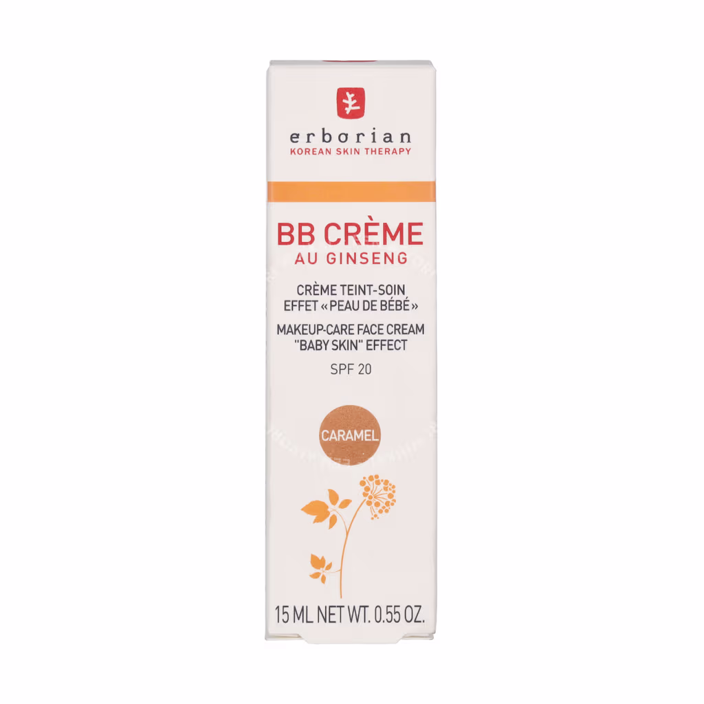 Erborian BB Cream Au Ginseng 5-In-1 Baby Skin Effect SPF20 15ml Caramel - Afbeelding 2