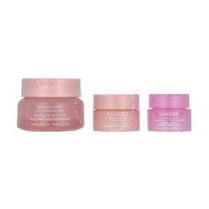 Laneige Plump & Hydrate Trio Set 33g Lip Sleeping Mask 3g/Sleeping Mask 10ml/Eye Sleeping Mask 20g