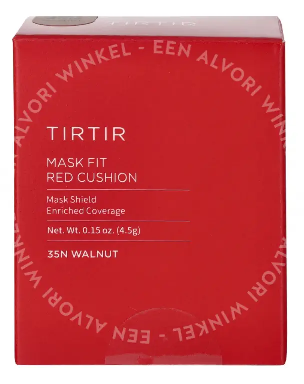 Tirtir Mask Fit Red Mini Cushion Foundation 4.5g #35N Walnut - Afbeelding 5