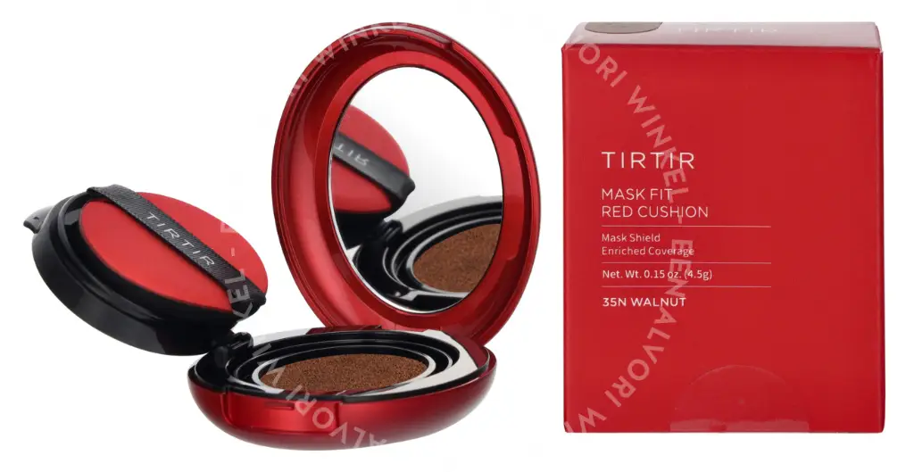 Tirtir Mask Fit Red Mini Cushion Foundation 4.5g #35N Walnut - Afbeelding 4