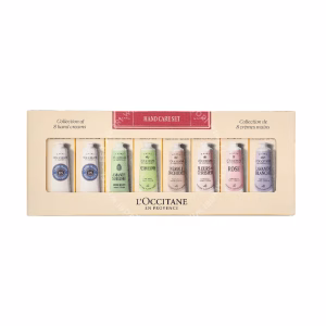 L'Occitane Hand Care Set 240ml 8x30ml - Hand Cream - 2x Karite/Rose/Fleurs De Cerisier/Lavande Blanche/Néroli Orchidee/Amande Sublime/Verveine