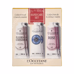L'Occitane Handcare Set 180ml 6x30ml - 2x Shea Butter/2xRose/2x Cherry Blossom