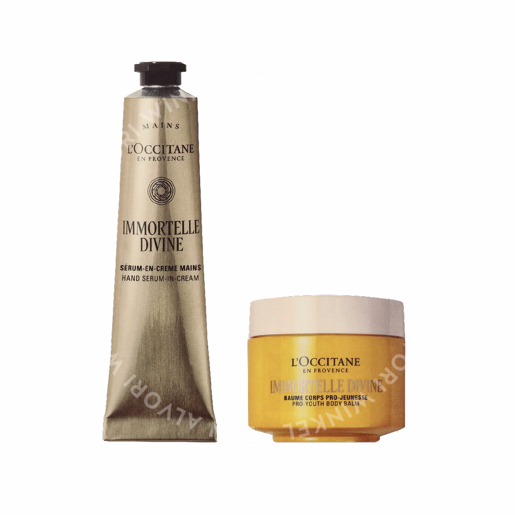 L'Occitane Immortelle Divine Body Routine Kit 150ml Body Balm75ml/Hand-in-Cream 75ml - Afbeelding 3
