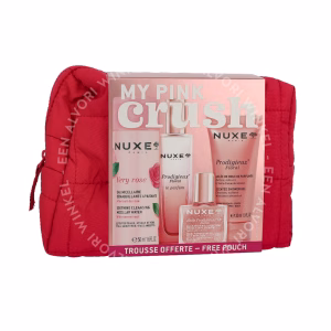 Nuxe Prodigieux Floral Travel Kit 105ml Micellar Water 50ml/Perfume 15ml/Shimmering Dry Oil 10ml/Shower Oil 30ml