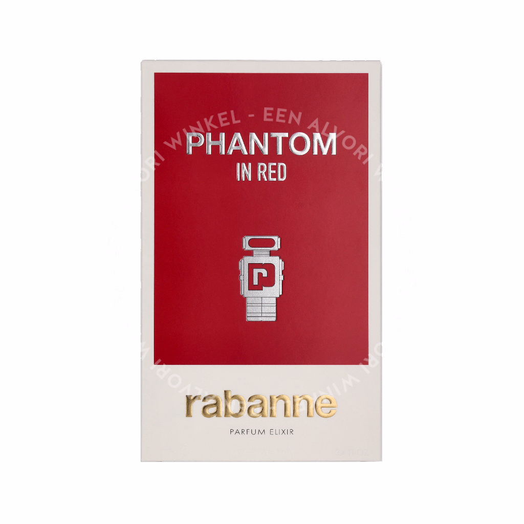 Paco Rabanne Phantom In Red Edp Spray 100ml - Afbeelding 2