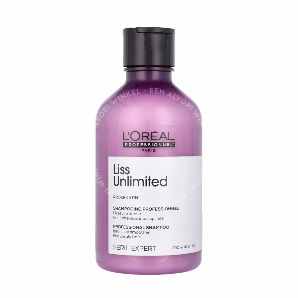 L'Oreal Serie Expert Liss Unlimited Shampoo 300ml For Unruly Hair - Afbeelding 2