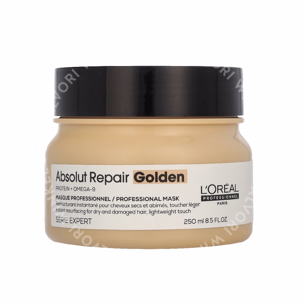 L'Oreal Serie Expert Absolut Repair Golden Mask 250ml Protein + Gold Quinoa - Afbeelding 2