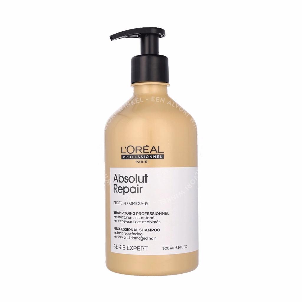 L'Oreal Serie Expert Absolut Repair Gold Quinoa Shampoo 500ml - Afbeelding 2