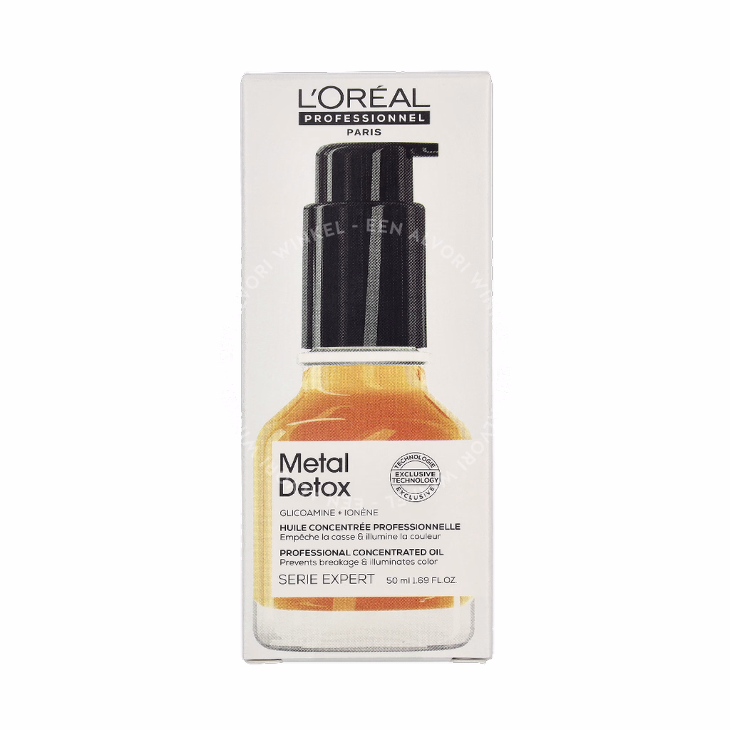 L'Oreal Serie Expert Metal Detox Oil 50ml Anti-Deprasit Protector Daily-Leave-In - Afbeelding 2