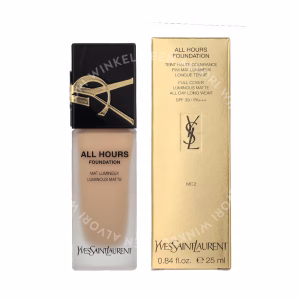 YSL All Hours Luminous Matte Foundation 25ml MC2