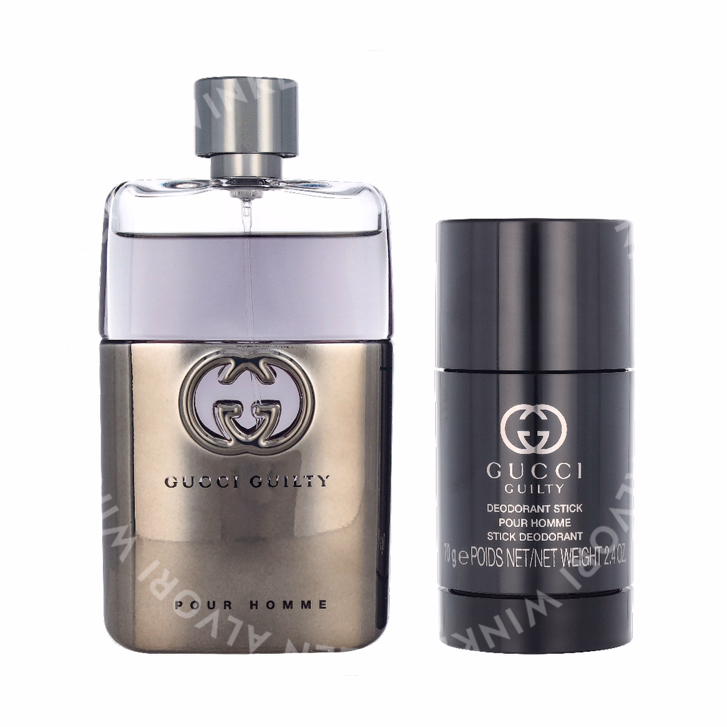 Gucci Guilty Pour Homme Giftset 165ml Edt Spray 90ml/Deodorant Stick 75ml - Afbeelding 3