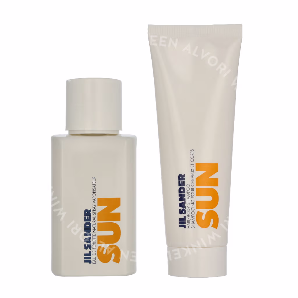 Jil Sander Sun Women Giftset 150ml Edt Spray 75ml/Shower Gel 75ml - Afbeelding 3
