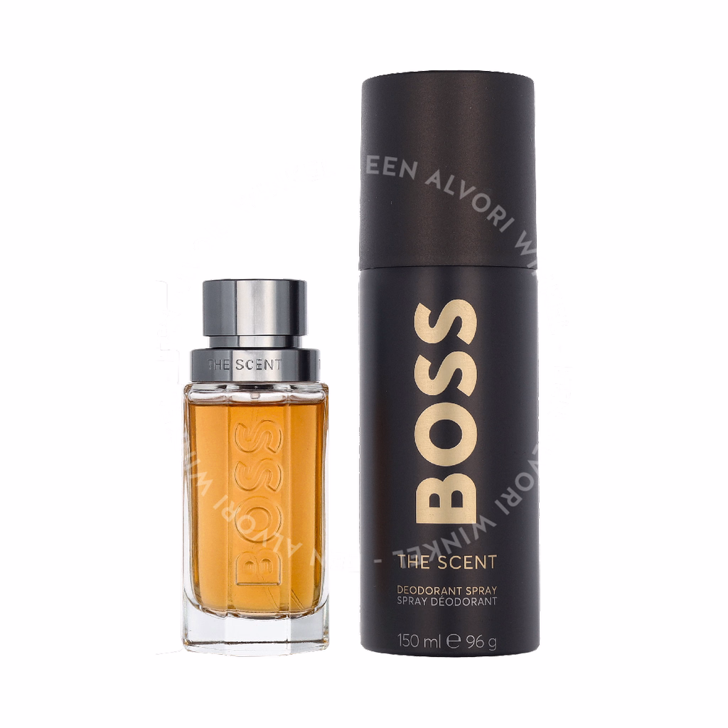 Boss The Scent Giftset 200ml Edt Spray 50ml/Deo Spray 150ml - Afbeelding 3