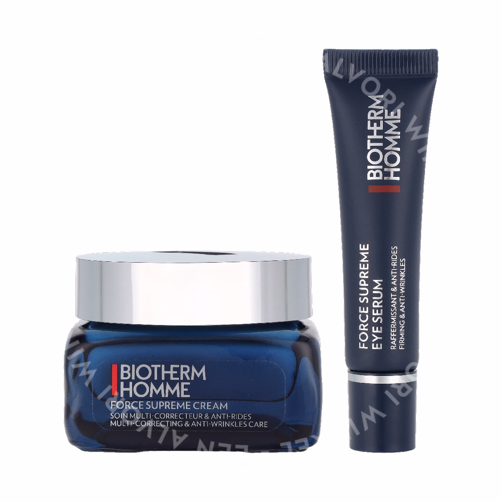 Biotherm Homme Force Supreme Cream & Eyes Set 65ml Cream 50ml/Eye Serum 15ml - Afbeelding 3