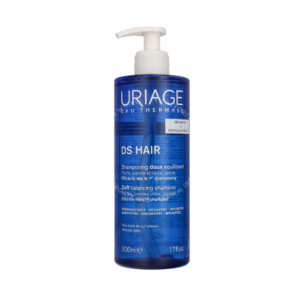 Uriage DS Hair Soft Balancing Shampoo 500ml - Afbeelding 2