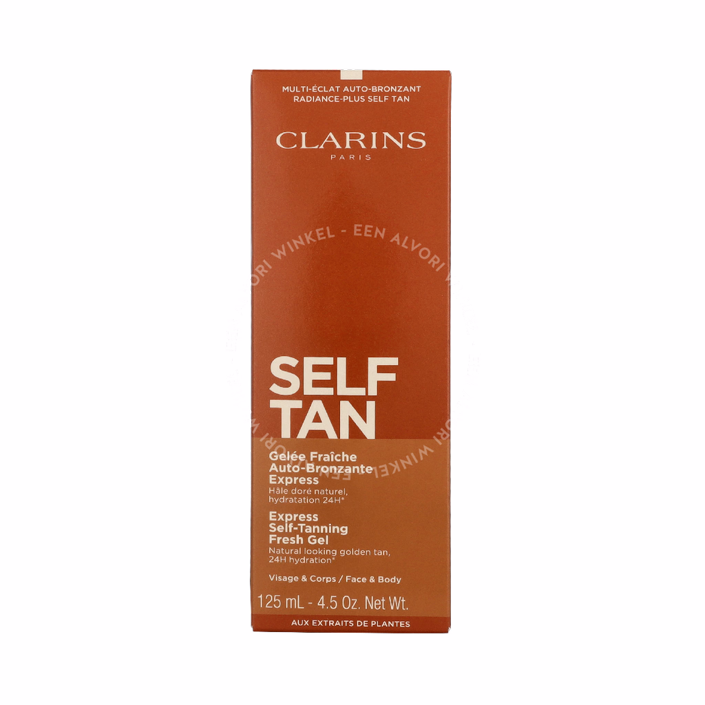 Clarins Self Tan Express Self-Tanning Fresh Gel 125ml Face & Body - Afbeelding 2