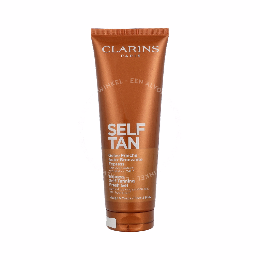 Clarins Self Tan Express Self-Tanning Fresh Gel 125ml Face & Body - Afbeelding 3