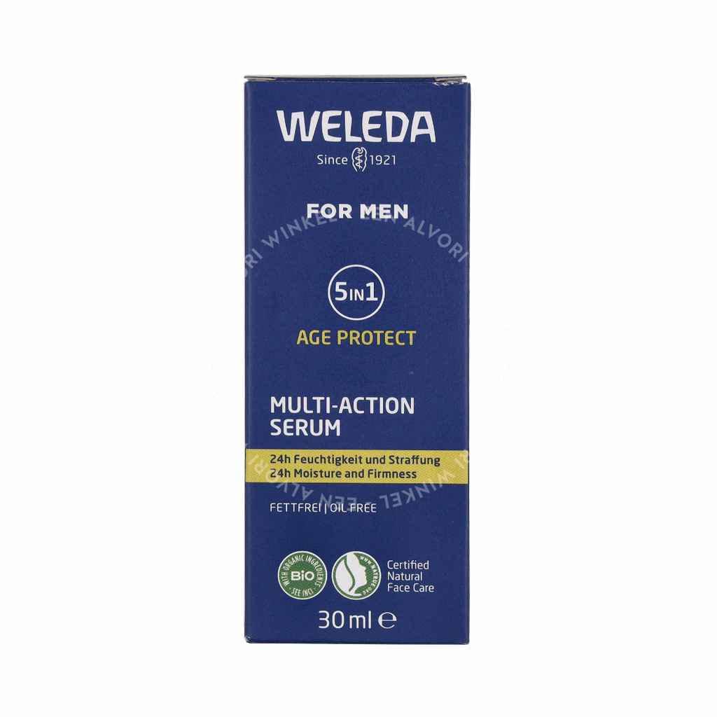 Weleda 5 In 1 Age Protect Serum For Men 24H 30ml - Afbeelding 2