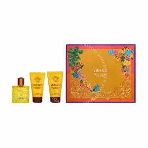 Versace Eros Energy Giftset 150ml Edp Spray 50ml/Shower Gel 50ml/Aftershave Balm 50ml