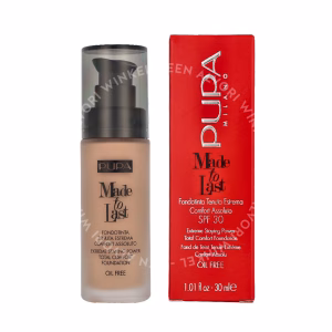 Pupa Made To Last Total Comfort Foundation SPF10 30ml #055 Cinnamon Beige
