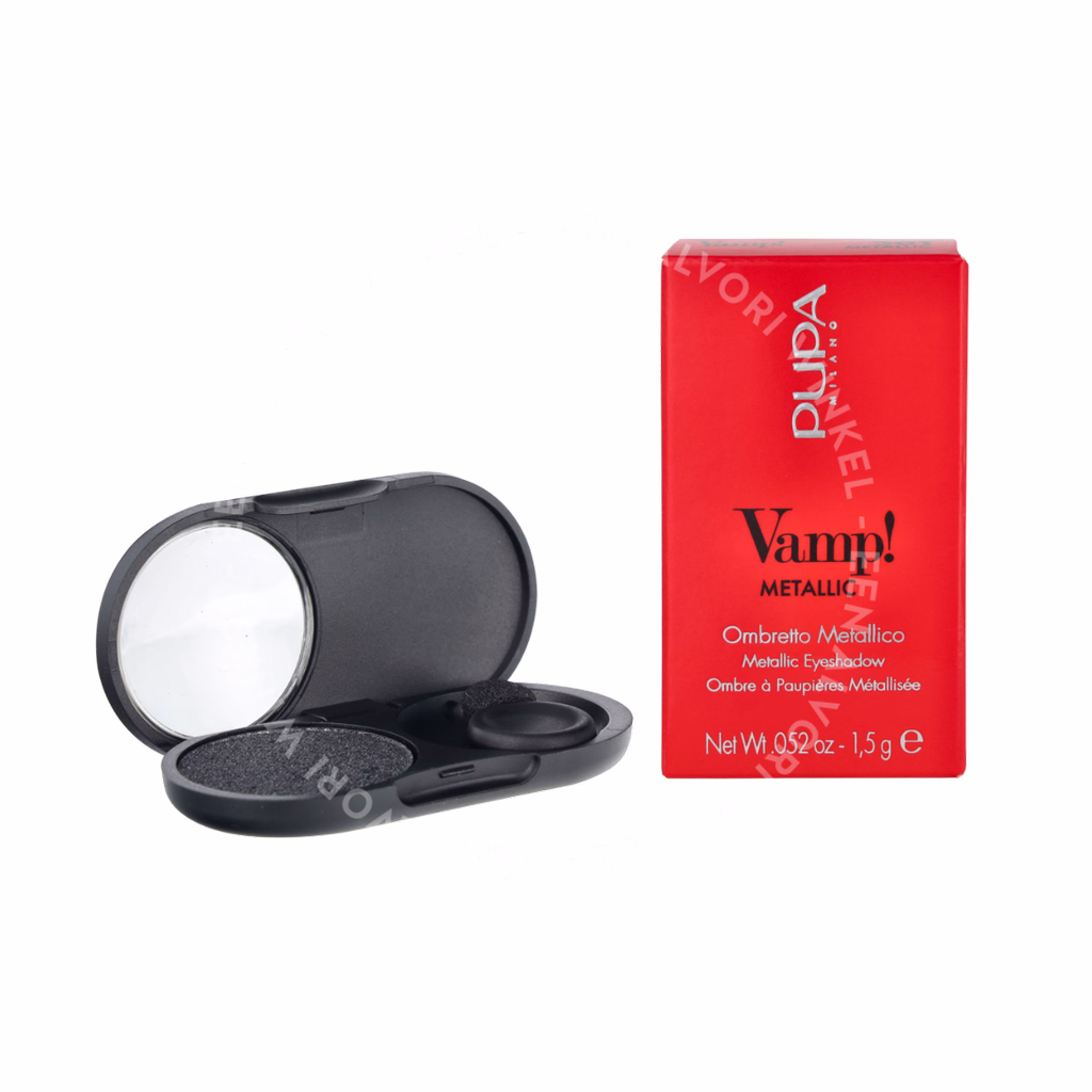 Pupa Vamp! Metallic Eyeshadow 1.5g #301 Frozen Black